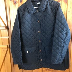 Avenue Woman’s Plus quilted Jacket - stretch sides